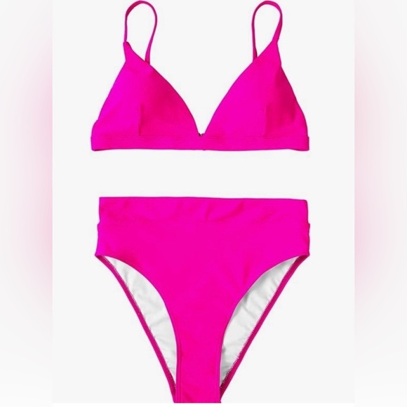 Vibrant Pink Women's Bikini Set NWT Size Medium - Picture 3 of 7